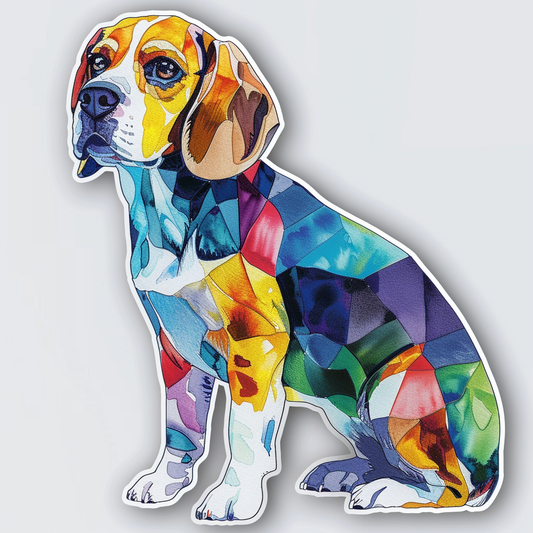 Beagle dog Vinyl Decal Sticker for Car, Laptop, Tumbler and more # F012137
