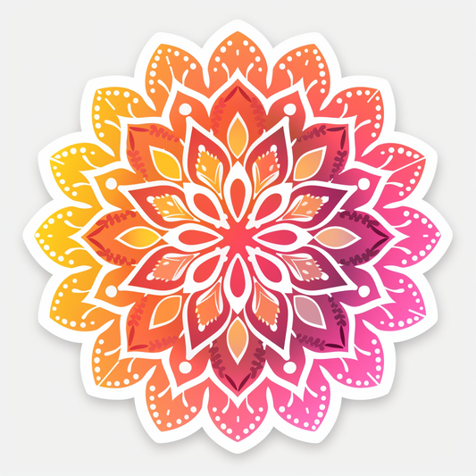 Mandala Vinyl Decal Sticker for Car, Laptop, Tumbler and more # F08275