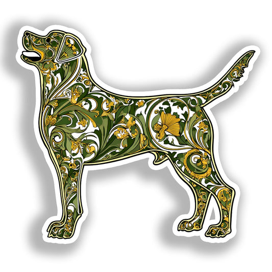 Rottweiler Dog Vinyl Decal Sticker for Car, Laptop, Tumbler and more # A017947-4" x 4"