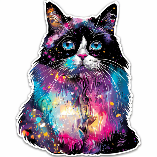 Ragdoll Cat Vinyl Decal Sticker for Car, Laptop, Tumbler and more # F010159