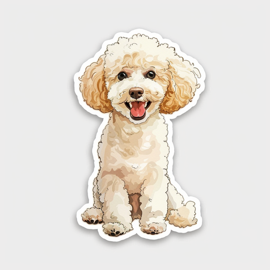 Poodle Dog Vinyl Decal Sticker for Car, Laptop, Tumbler and more # F07517