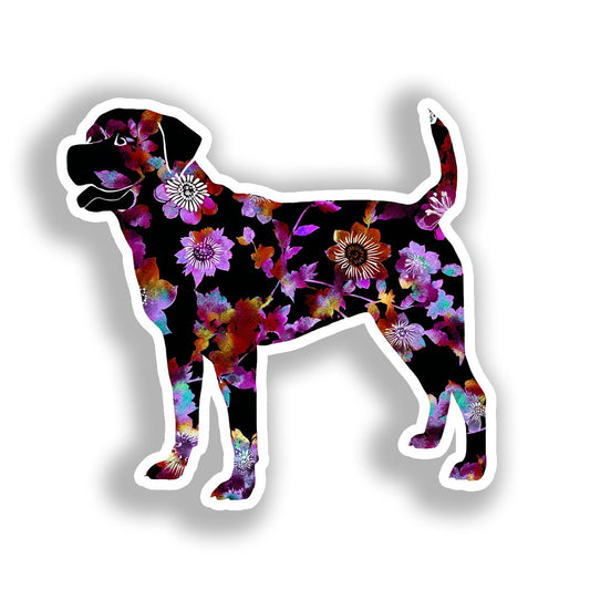 Rottweiler Dog Vinyl Decal Sticker for Car, Laptop, Tumbler and more # A019226-4" x 4"