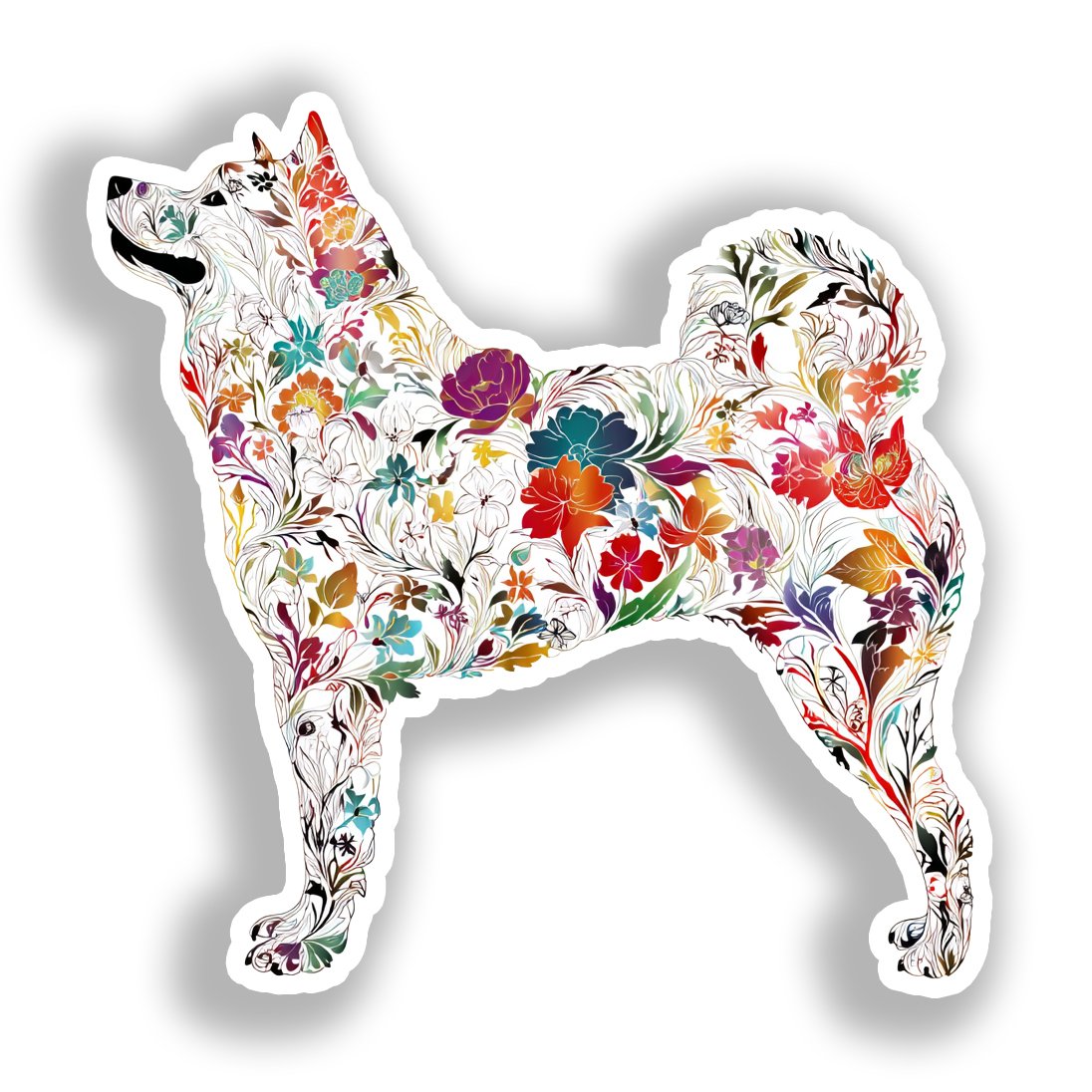 Akita Dog Vinyl Decal Sticker for Car, Laptop, Tumbler and more # A018827-4" x 4"