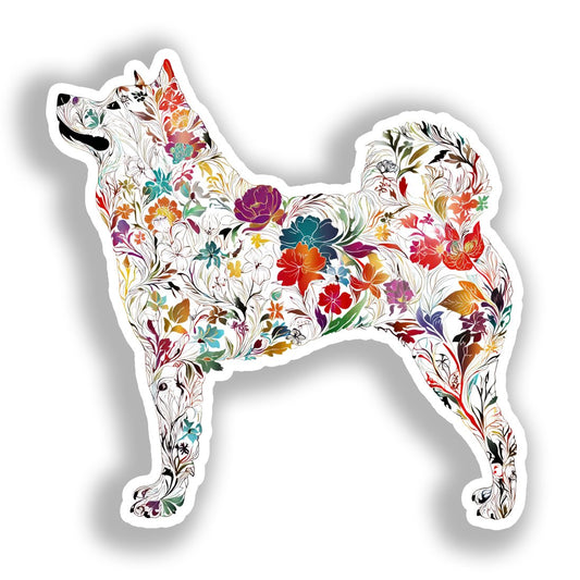 Akita Dog Vinyl Decal Sticker for Car, Laptop, Tumbler and more # A018827-4" x 4"