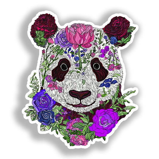 Panda Vinyl Decal Sticker for Car, Laptop, Tumbler and more # A018446-4" x 4"