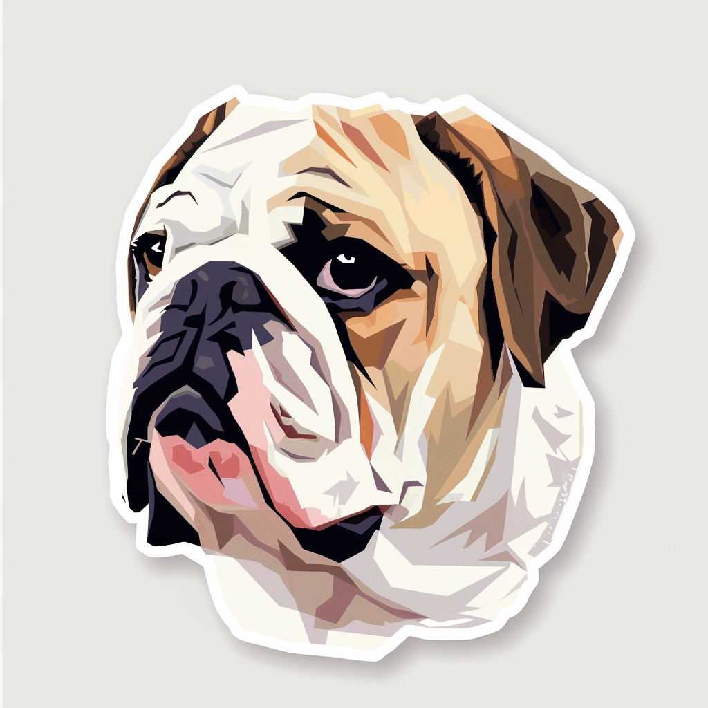 Bulldog Dog Vinyl Decal Sticker for Car, Laptop, Tumbler and more # F07313