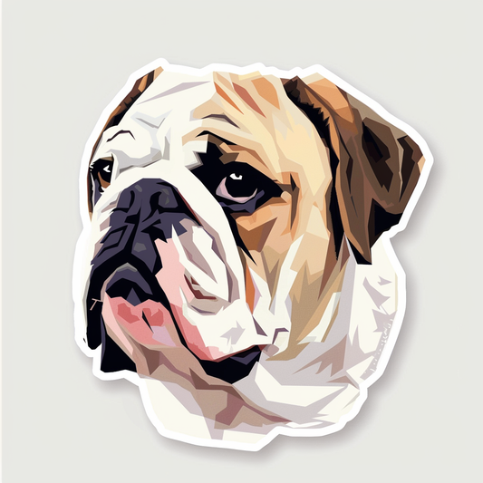 Bulldog Dog Vinyl Decal Sticker for Car, Laptop, Tumbler and more # F07313