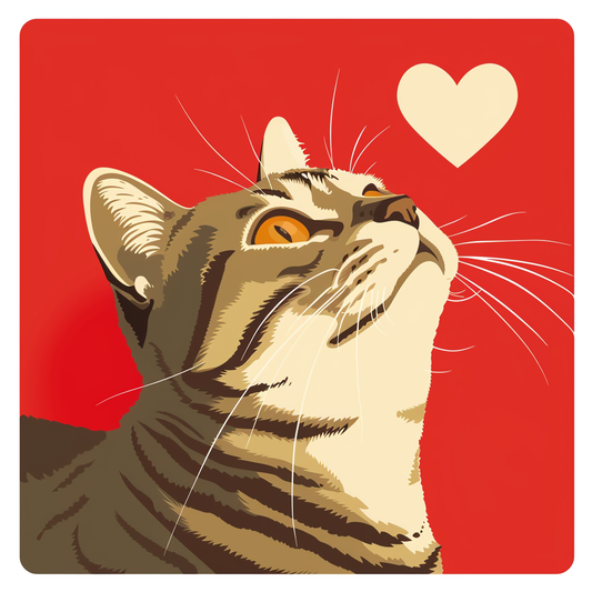 American Shorthair Cat majestic Expressive surreal Vinyl Decal Sticker for Car, Laptop, Tumbler and more # F018909