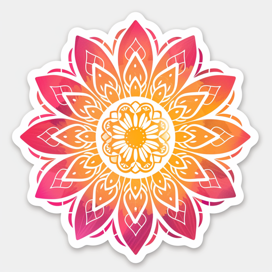 Mandala Vinyl Decal Sticker for Car, Laptop, Tumbler and more # F08225