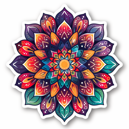 Mandala Vinyl Decal Sticker for Car, Laptop, Tumbler and more # F08139
