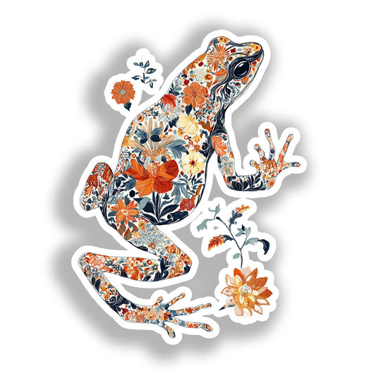 Frog Vinyl Decal Sticker for Car, Laptop, Tumbler and more # A018551-4" x 4"