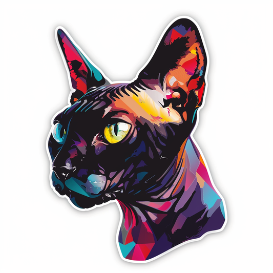 Scottish Fold cat Vinyl Decal Sticker for Car, Laptop, Tumbler and more # F07893