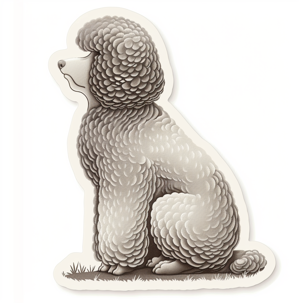Poodle Dog Vinyl Decal Sticker for Car, Laptop, Tumbler and more # F012664