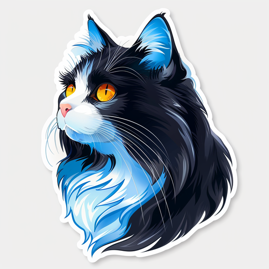 Persian cat Vinyl Decal Sticker for Car, Laptop, Tumbler and more # F07822