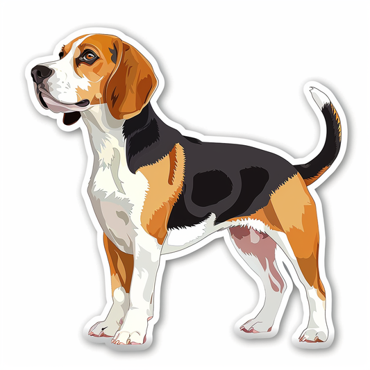 Beagle Dog Vinyl Decal Sticker for Car, Laptop, Tumbler and more # F07532