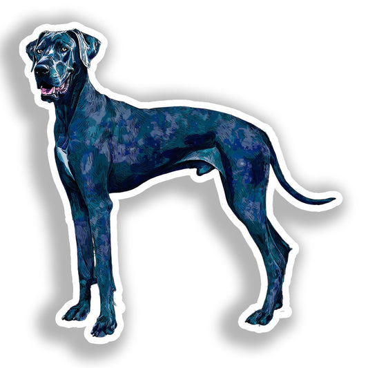 Large Breed Dog Vinyl Decal Sticker for Car, Laptop, Tumbler and more # A019446-4" x 4"