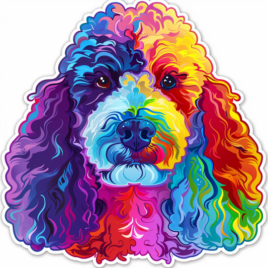 Poodle Dog Vinyl Decal Sticker for Car, Laptop, Tumbler and more # F012477