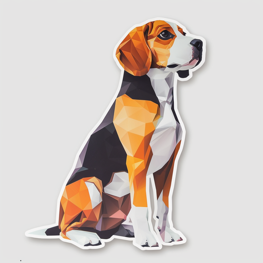 Beagle Dog Vinyl Decal Sticker for Car, Laptop, Tumbler and more # F07320