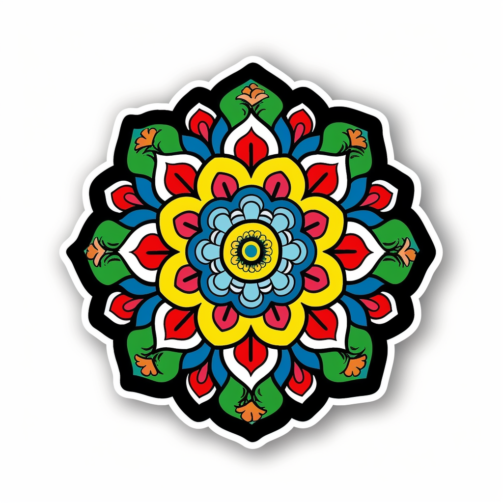 Mandala Vinyl Decal Sticker for Car, Laptop, Tumbler and more # F08271