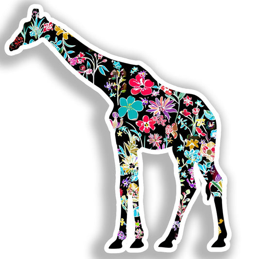 Giraffe Vinyl Decal Sticker for Car, Laptop, Tumbler and more # A018560-4" x 4"