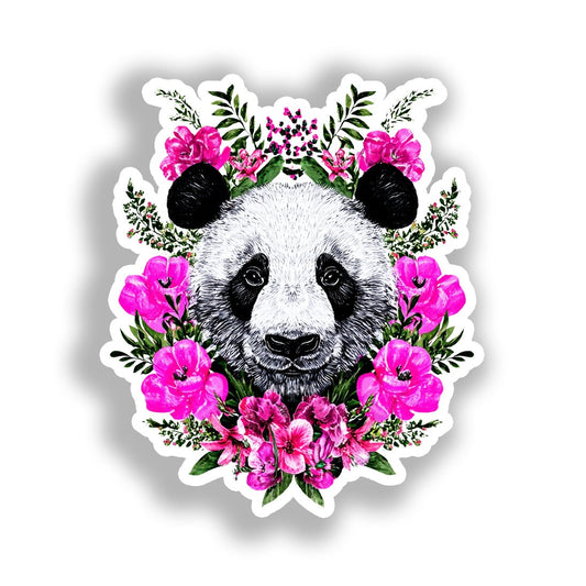 Panda Vinyl Decal Sticker for Car, Laptop, Tumbler and more # A018457-4" x 4"