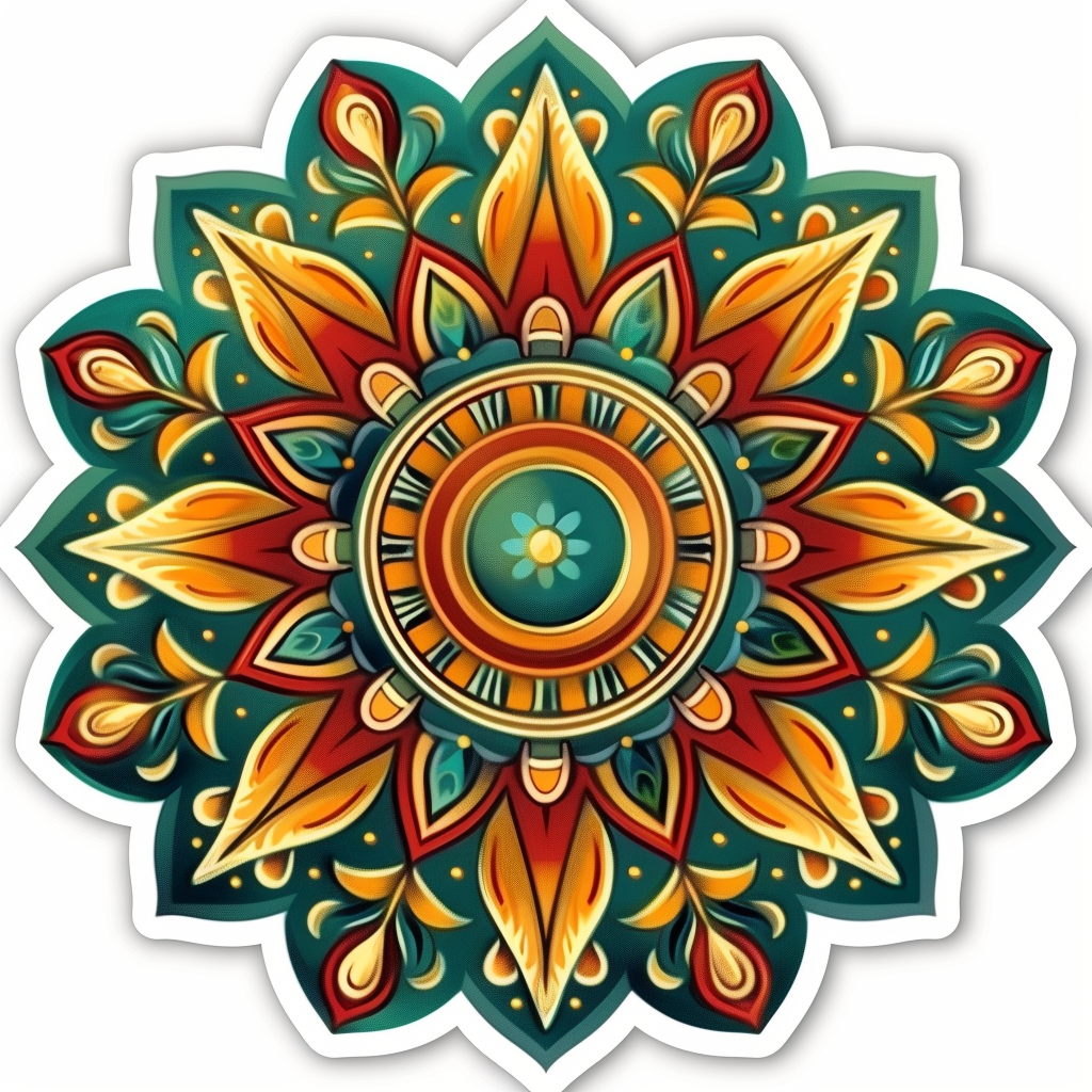 Mandala Vinyl Decal Sticker for Car, Laptop, Tumbler and more # F08180