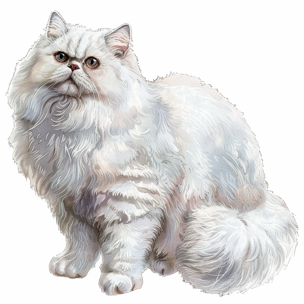 Persian cat Vinyl Decal Sticker for Car, Laptop, Tumbler and more # F07972