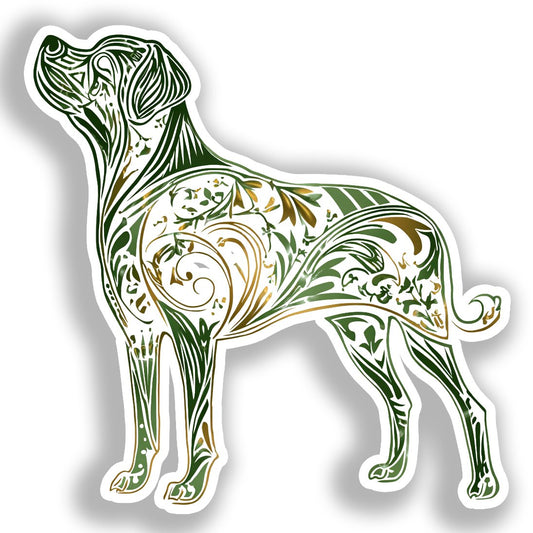 Rottweiler Dog Vinyl Decal Sticker for Car, Laptop, Tumbler and more # A017950-4" x 4"
