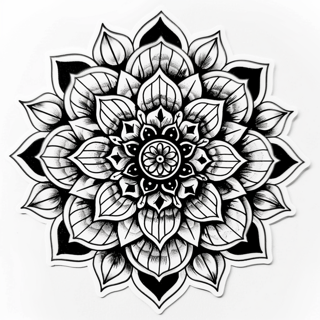 Mandala Vinyl Decal Sticker for Car, Laptop, Tumbler and more # F08192