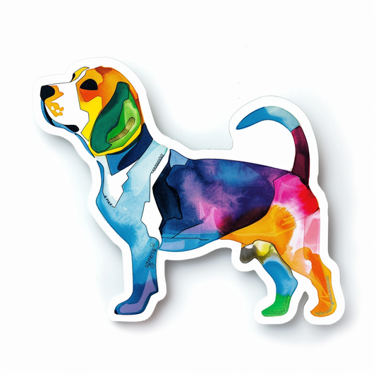 Beagle dog Vinyl Decal Sticker for Car, Laptop, Tumbler and more # F012066