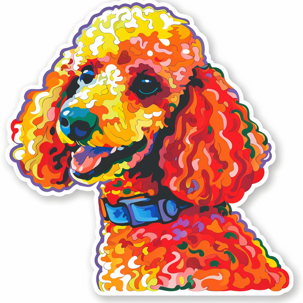 Poodle Dog Vinyl Decal Sticker for Car, Laptop, Tumbler and more # F012514