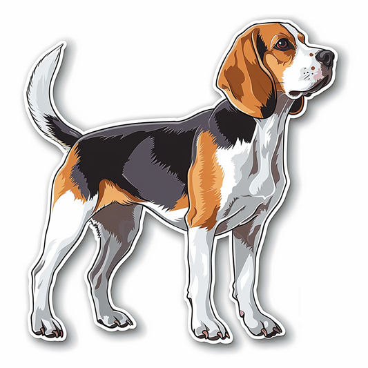 Beagle dog Vinyl Decal Sticker for Car, Laptop, Tumbler and more # F011823