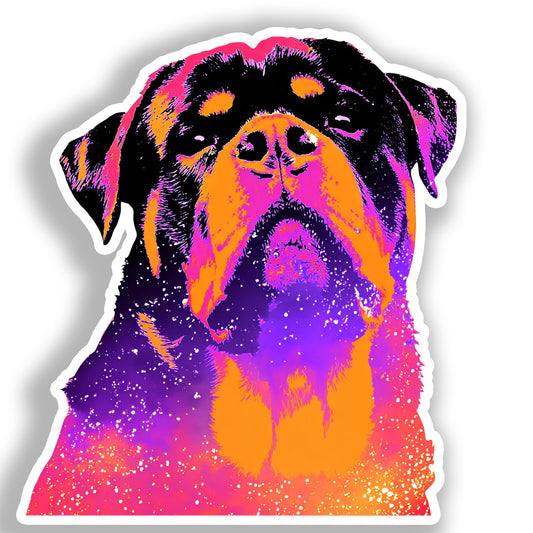 Rottweiler Dog Vinyl Decal Sticker for Car, Laptop, Tumbler and more # A018320-4" x 4"
