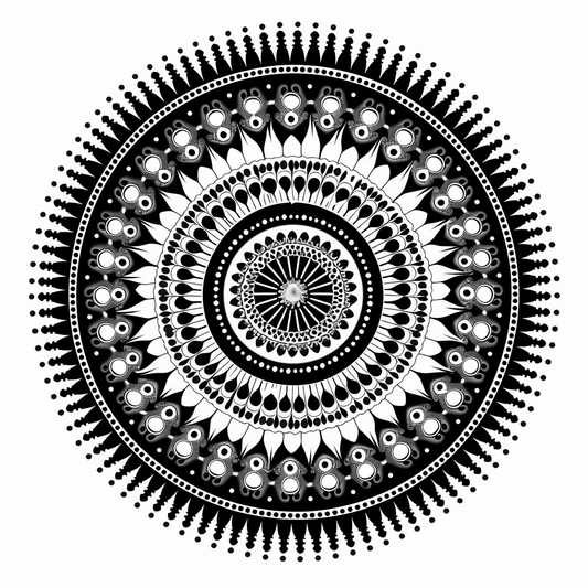 Mandala Vinyl Decal Sticker for Car, Laptop, Tumbler and more # F08208