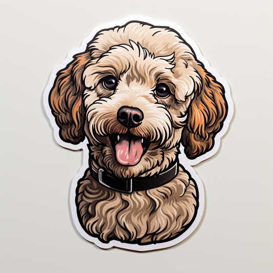 Poodle dog Vinyl Decal Sticker for Car, Laptop, Tumbler and more # F012244