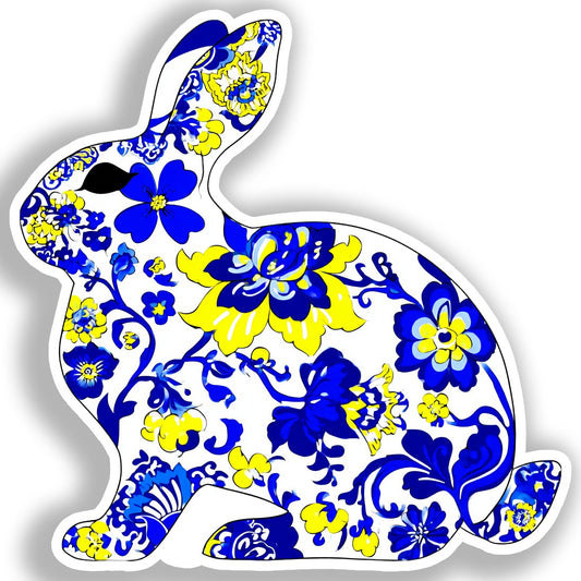 Rabbit   Vinyl Decal Sticker for Car, Laptop, Tumbler and more # A018402-4" x 4"