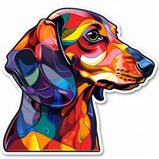 Dachshund Dog Vinyl Decal Sticker for Car, Laptop, Tumbler and more # F013083
