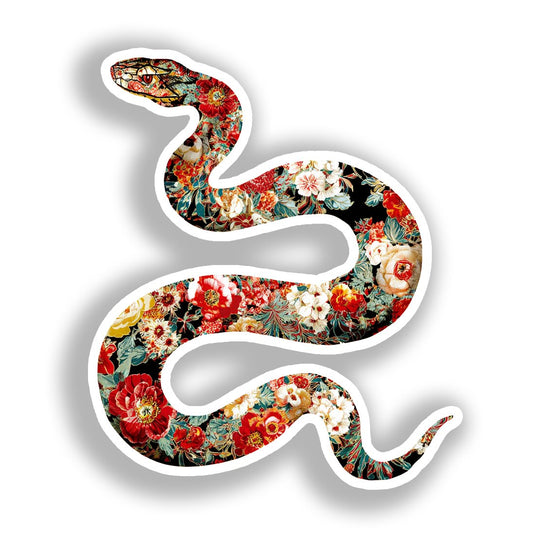 Snake   Vinyl Decal Sticker for Car, Laptop, Tumbler and more # A018403-4" x 4"