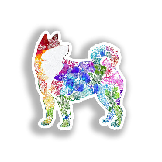 Akita Dog Vinyl Decal Sticker for Car, Laptop, Tumbler and more # A018830-4" x 4"