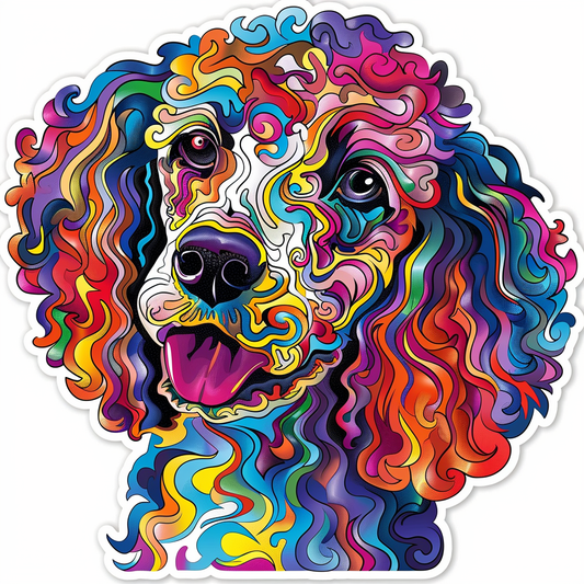 Poodle Dog Vinyl Decal Sticker for Car, Laptop, Tumbler and more # F012456