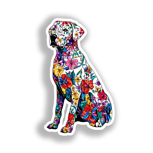 Labrador Retriever Dog Vinyl Decal Sticker for Car, Laptop, Tumbler and more # A019451-4" x 4"