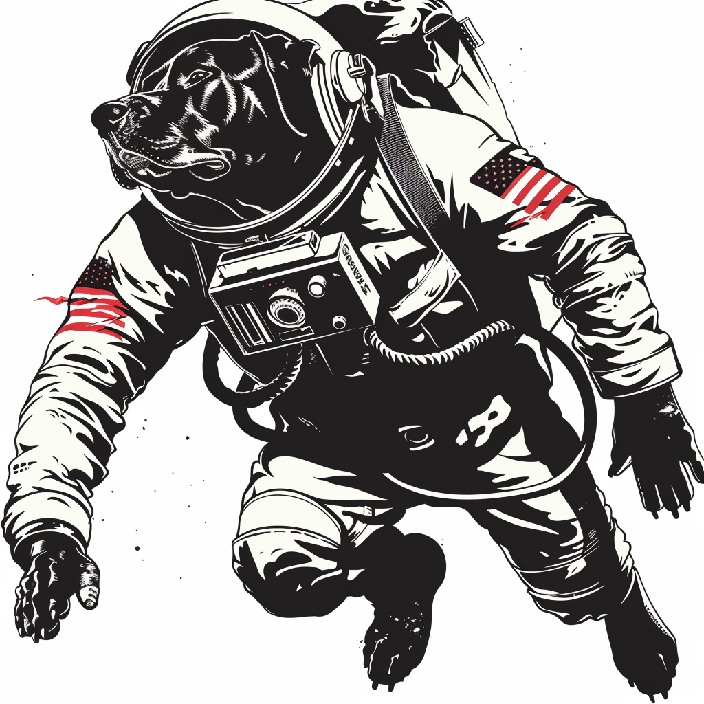 Great Dane Dog Expressive surreal Vinyl Decal Sticker for Car, Laptop, Tumbler and more # F022660