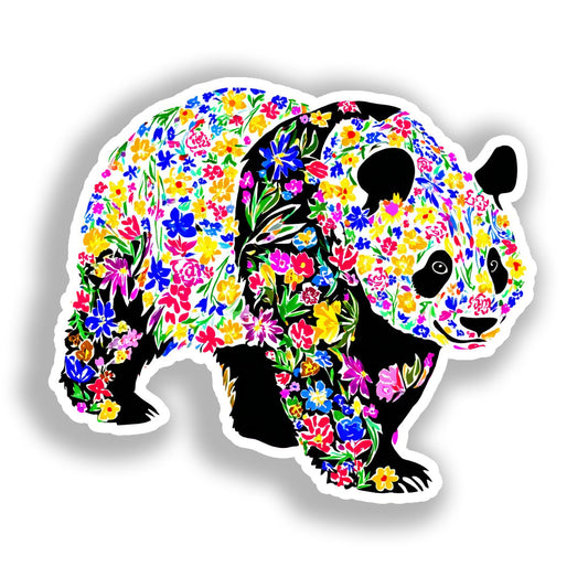 Panda Vinyl Decal Sticker for Car, Laptop, Tumbler and more # A019064-4" x 4"