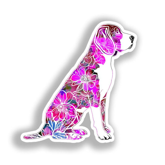 Beagle Dog Vinyl Decal Sticker for Car, Laptop, Tumbler and more # A018658-4" x 4"