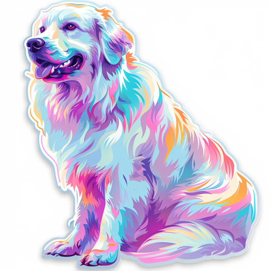 Sticker of Great Pyrenees dog  Vinyl Decal Sticker for Car, Laptop, Tumbler and more # F023668
