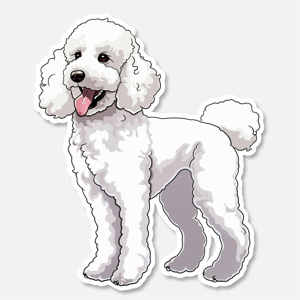 Poodle Dog Vinyl Decal Sticker for Car, Laptop, Tumbler and more # F07521