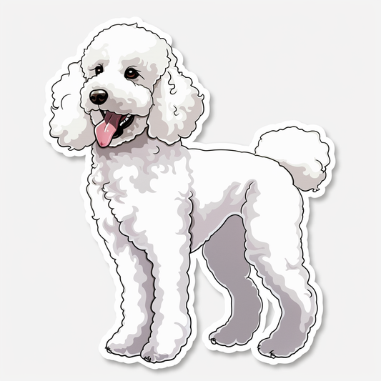 Poodle Dog Vinyl Decal Sticker for Car, Laptop, Tumbler and more # F07521