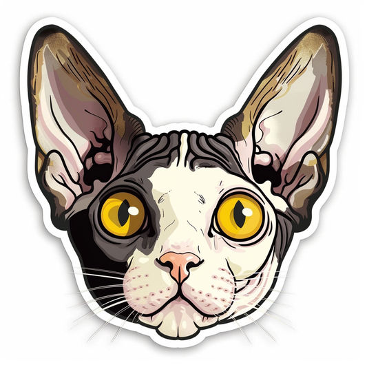 Sphynx cat Vinyl Decal Sticker for Car, Laptop, Tumbler and more # F07997