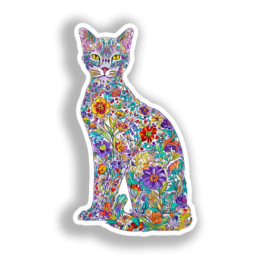 Egyptian Mau Cat Vinyl Decal Sticker for Car, Laptop, Tumbler and more # A019647-4" x 4"
