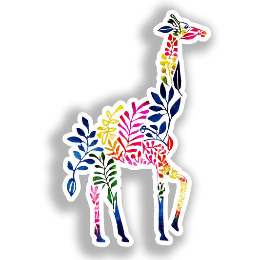 Giraffe Vinyl Decal Sticker for Car, Laptop, Tumbler and more # A018566-4" x 4"